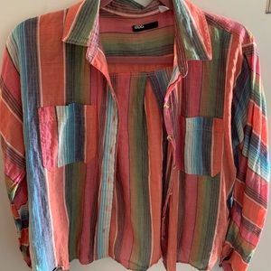 BDG striped button up